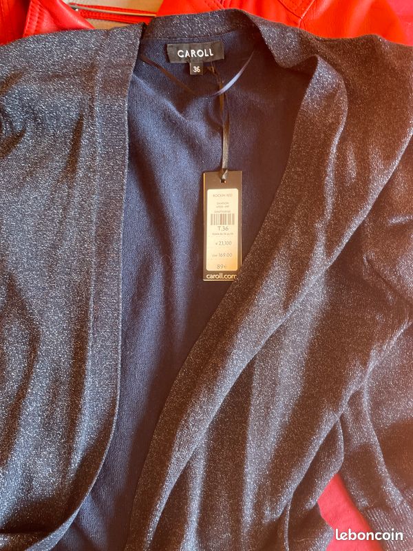 Gilet/cardigan CAROLL - Neuf - T. 36 (image 6)