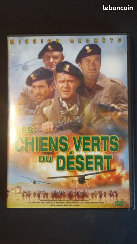 Vend Film LES CHIENS VERTS DU DESERT en Dvd 💿 (image 1)