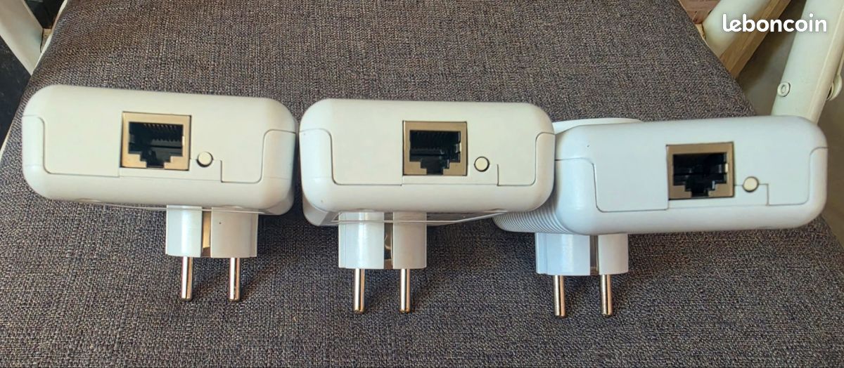 Orange Pack de 2 CPL Extendeur Ethernet 500 Mbits - Blancs | Achetez sur