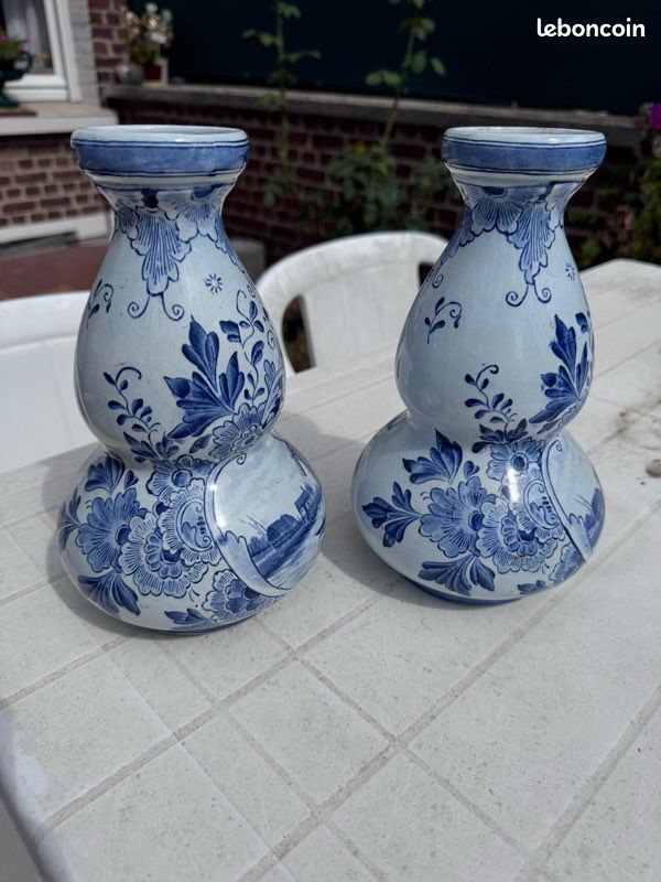 Lot de 2 vases Delf (image 5)