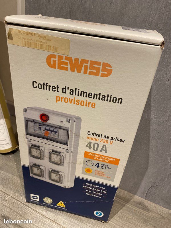 Coffret de chantier GEWISS (image 1)