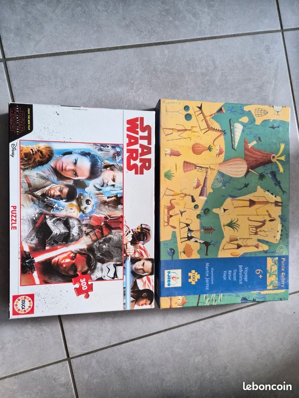 Lot de 2 puzzle 100 et 300 pièces (image 1)