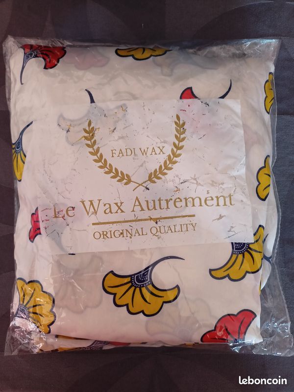 Tissu Wax fadiwax africain NEUF 6 yards Fleurs de mariage (image 4)