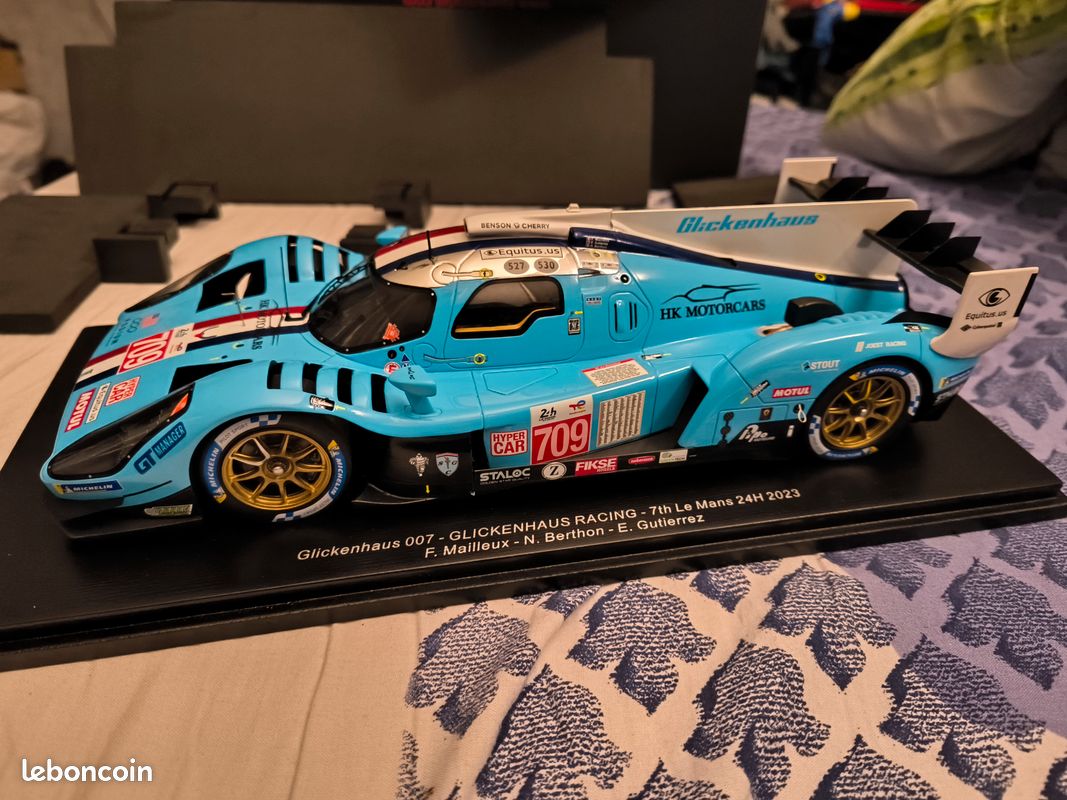 Glickenhaus 007 LMH, 3rd Le Mans 2022 (Spark) : r/Diecast