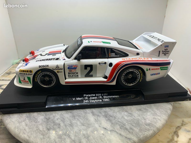 Miniature Voiture MCG 1/18 – Porsche 935 J Daytona 1980 – Neuve Sous Boîte