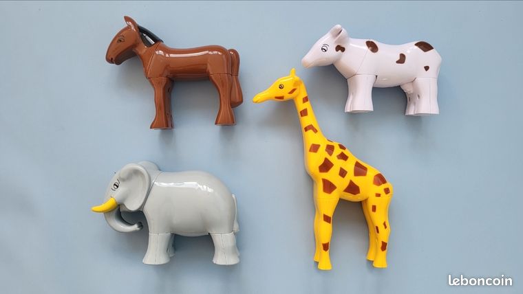 Puzzle Magnétique Theo Klein Animaux - 4 Animaux à Assembler | Aimants Pour Enfants 1+ An | Développe La Créativité