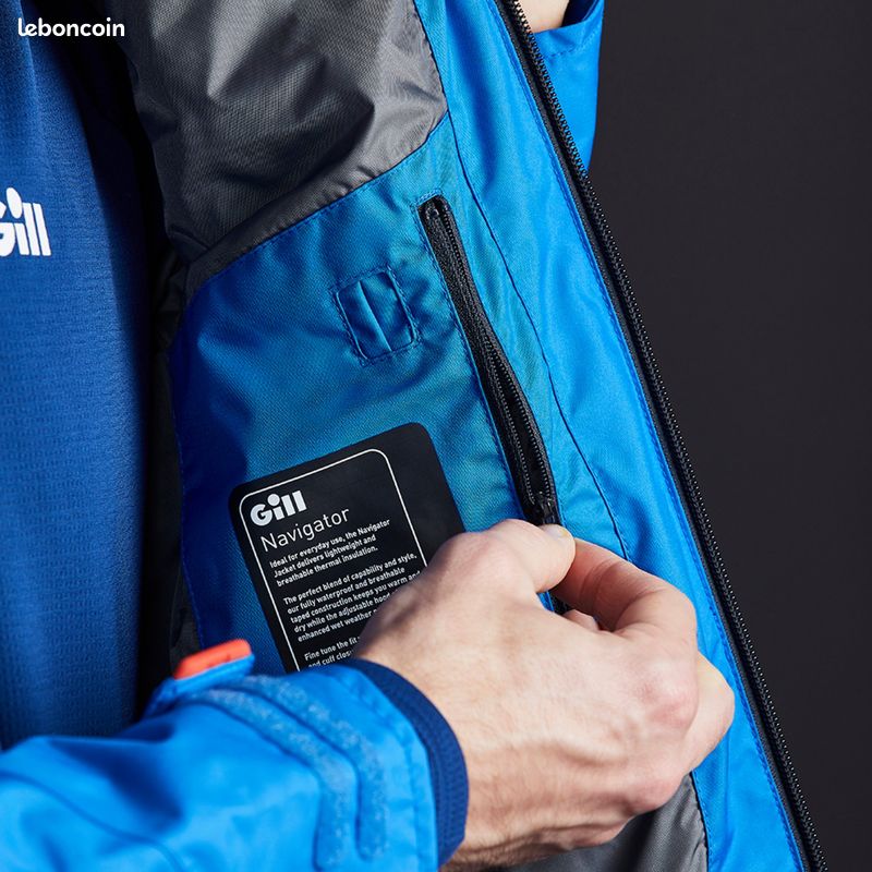 Veste gill hommes navigator veste bleu taille xs (image 3)