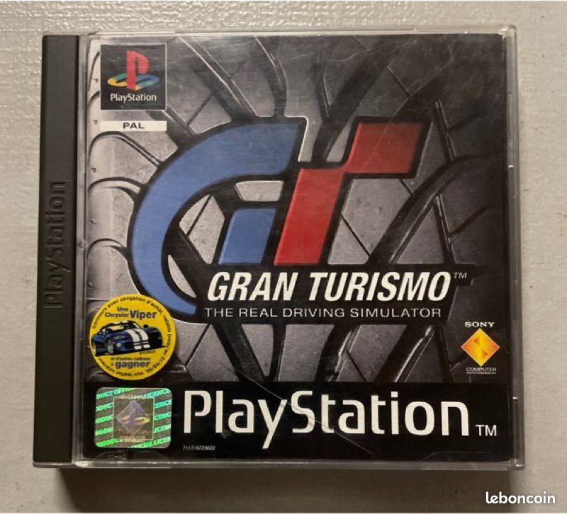 Jeu PS1 Gran Turismo - Version Française Complète, Bon état, Collector