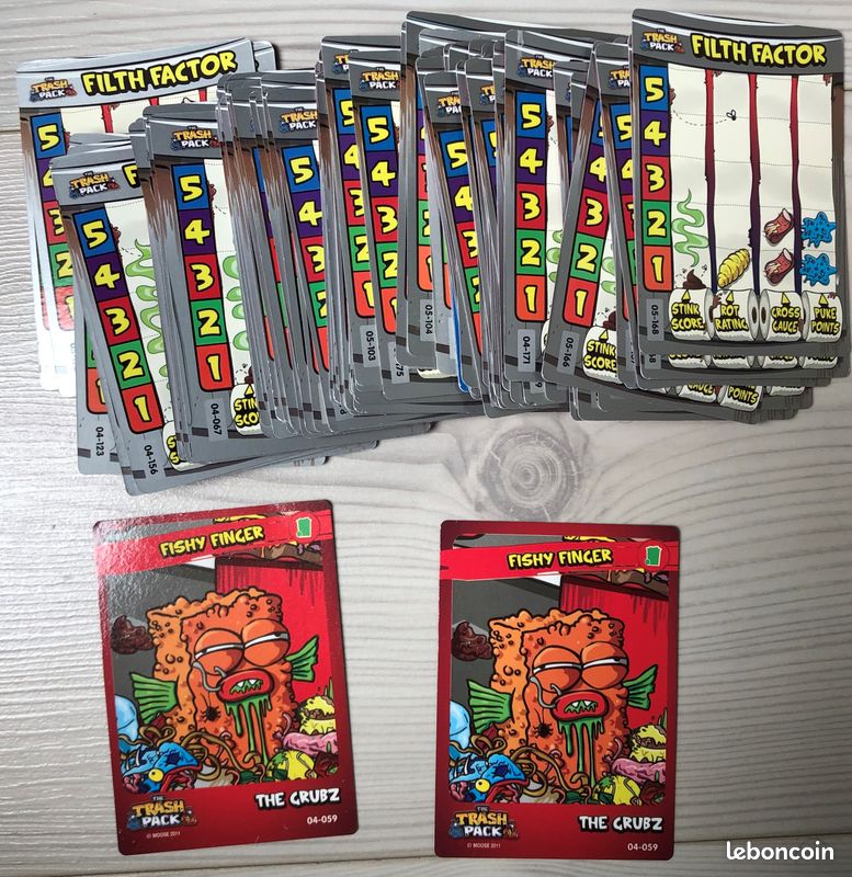 trash pack cards limited edition Trash Can Trolls Vintage Trading Cards ONE Wax Pack 1992 Topps Sticker –  The Wild Robot main image 1