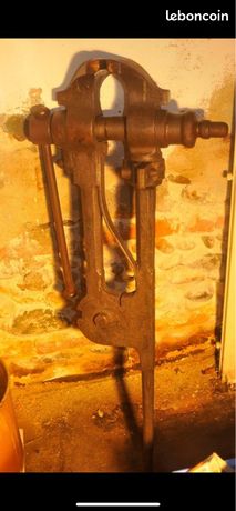 Étau De Forgeron Ancien Sur Pied – Professionnel En Fonte, Mâchoire 6,5″, France Vintage Robuste