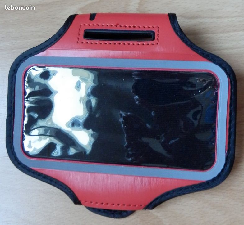 Brassard Sport Porte Téléphone Rouge : NEUF (image 1)