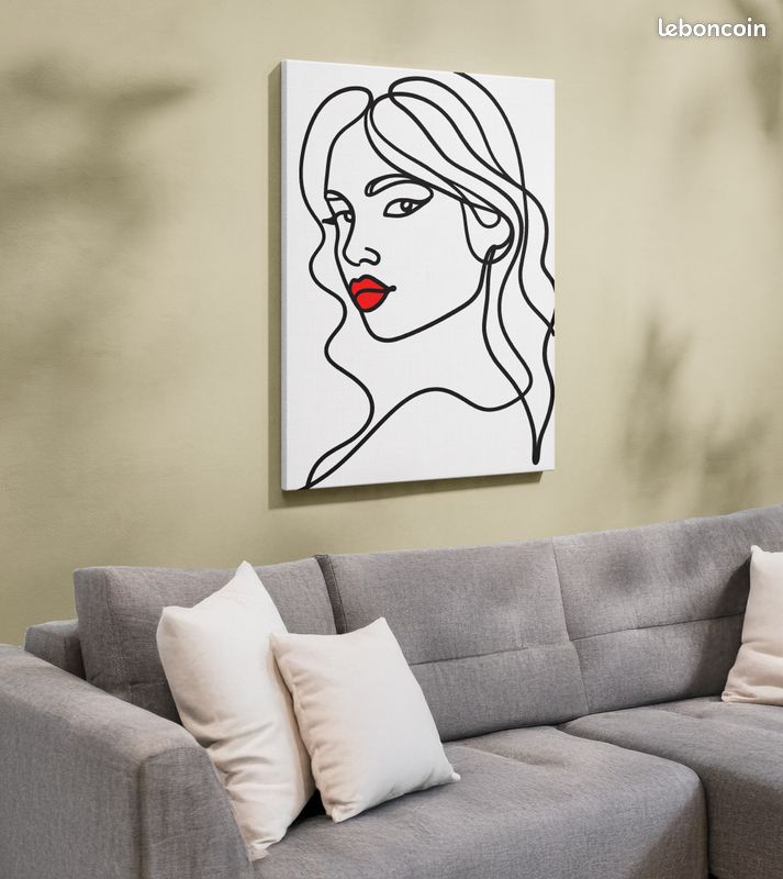 Tableau - FEMME FIL NOIR - 04 (image 1)