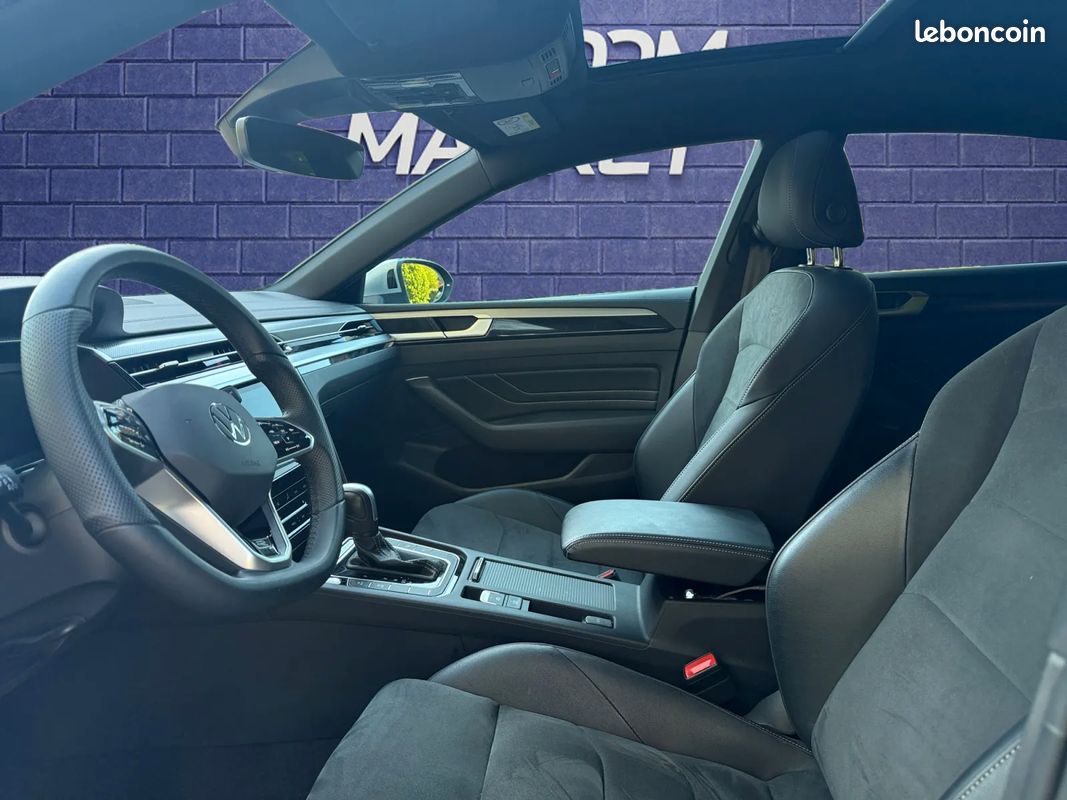 VOLKSWAGEN Arteon 2.0 D 150ch R-Line - 2022 - Toit ouvrant - Suivi complet - Toit ouvrant - Sièges chauffants (image 9)