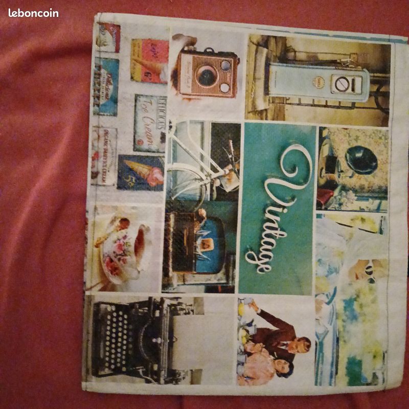Sac de courses decor vintage (image 1)