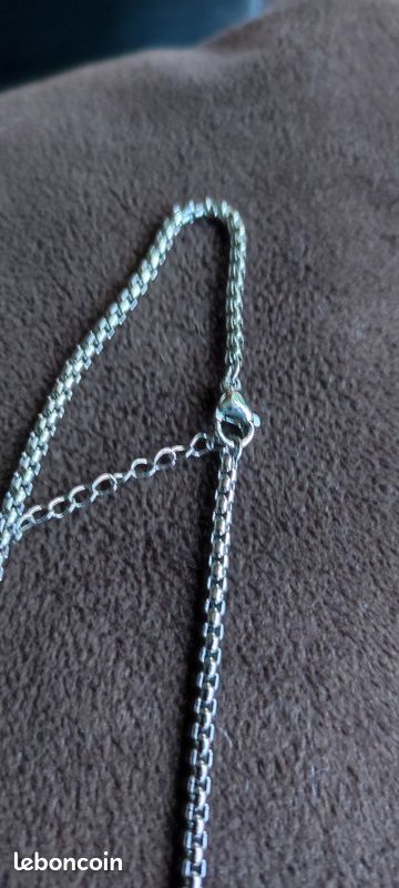 Magnifique collier en argent 925 pendentif dragon (image 1)