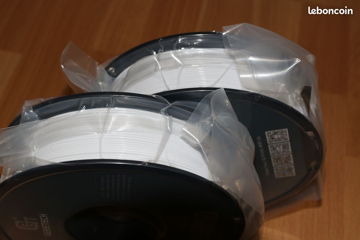 2 bobines de PETG 1kg blanc neuves (image 5)