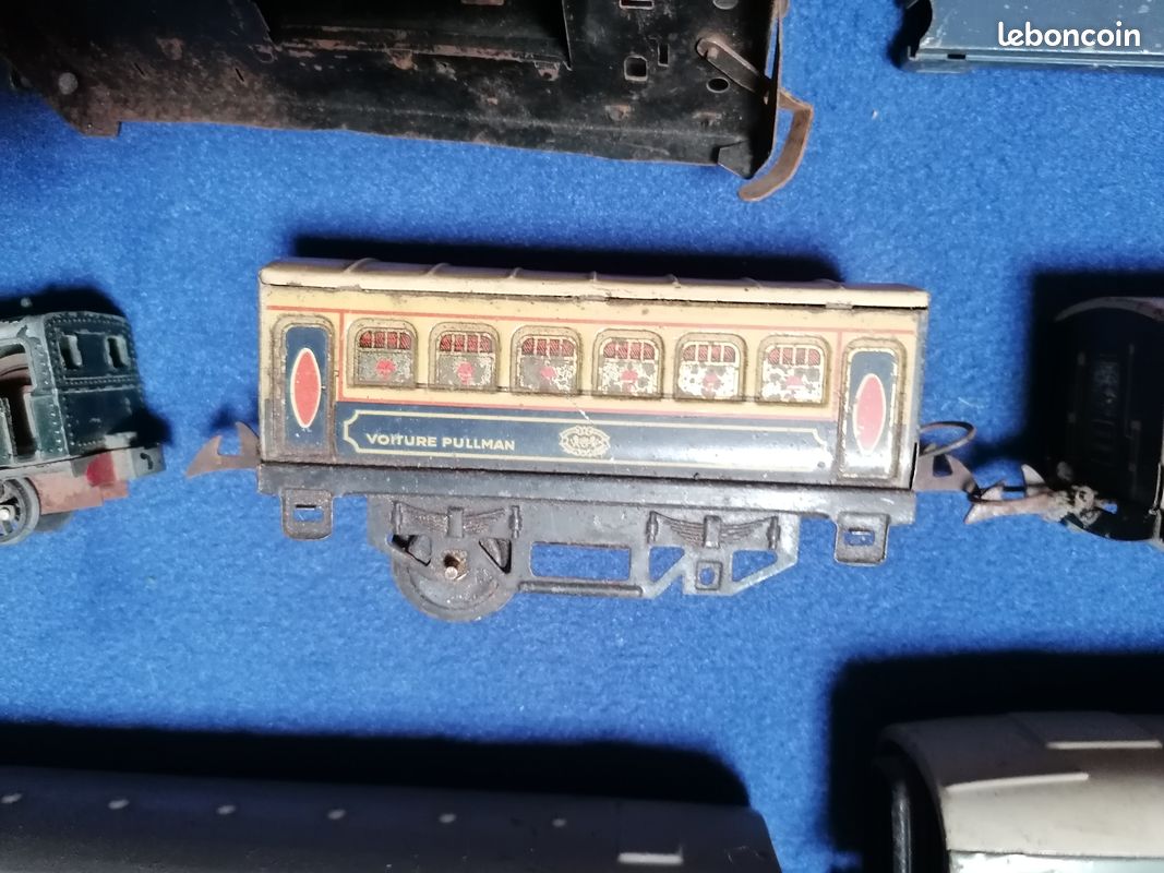 ANCIEN JOUET TRAIN Grand Wagon Jep En Tole EUR 66,50 - FR