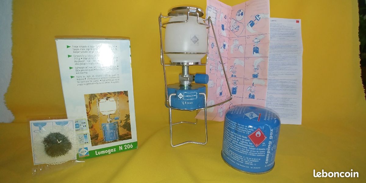 Lampe à gaz Lumogaz complet neuf (image 2)