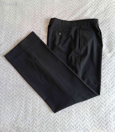 Pantalon droit noir de Gerry Weber, taille 42, coupe classique en
