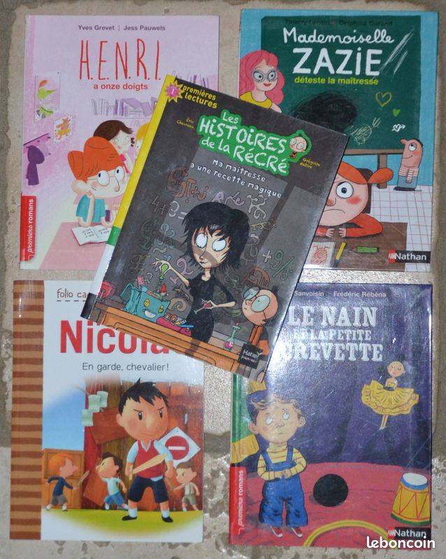 Lot de 5 Premières lectures et Premiers romans (prix pour le lot) (image 1)