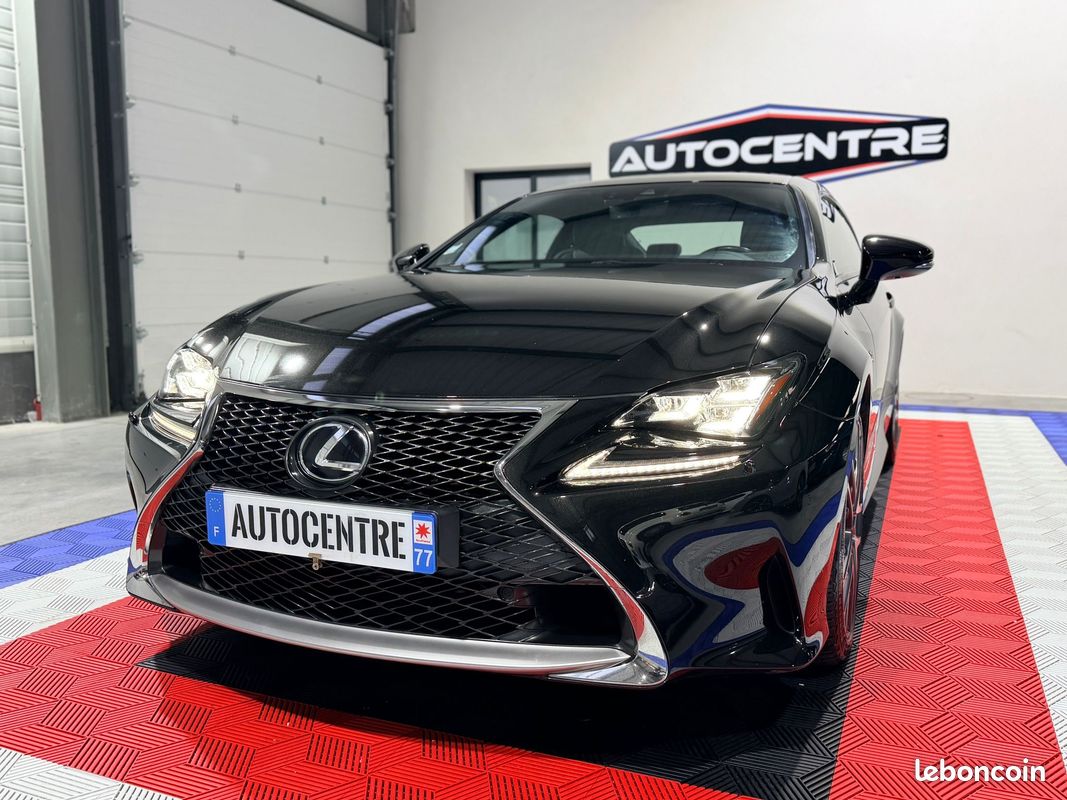 Lexus rc 200 turbo 245 ch f-sport en boite automatique / full cuir / camera de recul / gps / clim auto / garantie (image 1)