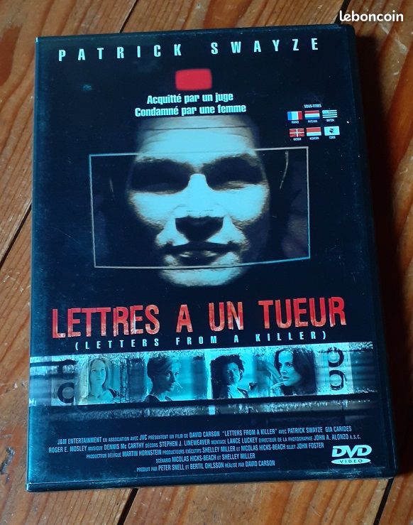 DVD "Lettres à un tueur" avec Patrick SWAYZE (image 1)