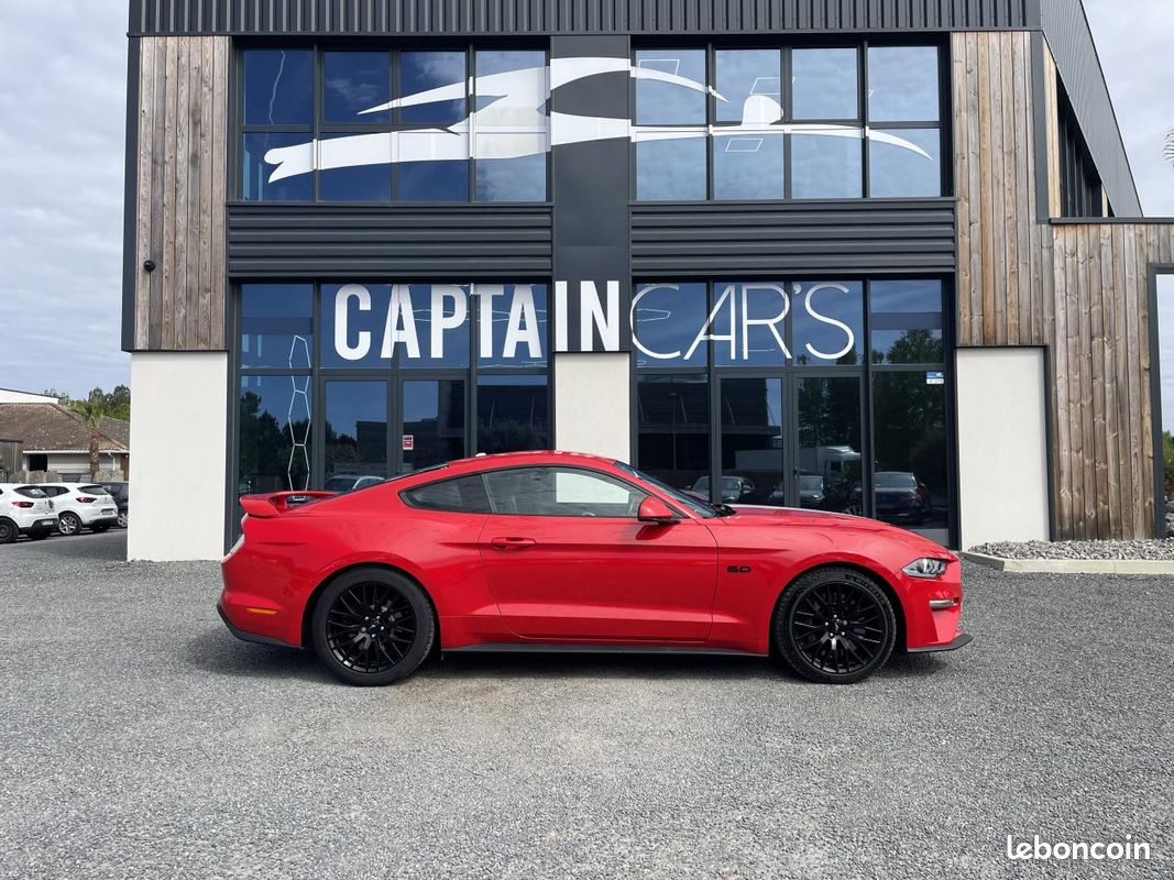 Ford mustang 5.0 v8 450 ch fastback coupe gt ph 2 recaro-fr-garantie 12 mois- (image 2)