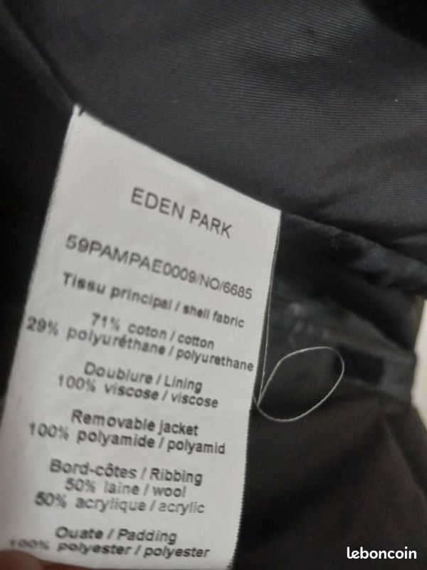 Veste longue simili cuir Eden Park, Taille XXL (image 4)