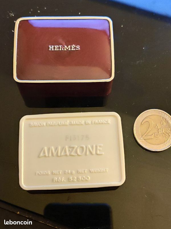 Boite à mini-savon vintage Hermes Luxe Paris 25g (image 3)