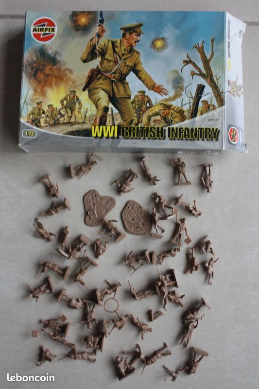 Airfix 1/72e Infanterie Anglaise WW1 - Boîte Type 2 - Occasion