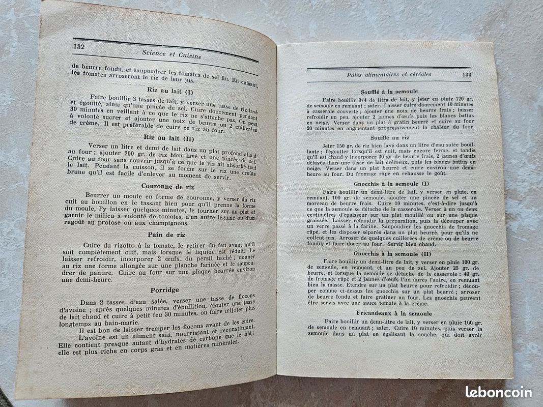 Livre ancien Science et Cuisine (image 3)