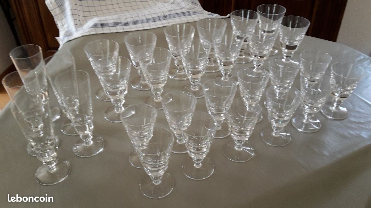 24 Verres Saint Louis "Jersey" (image 1)