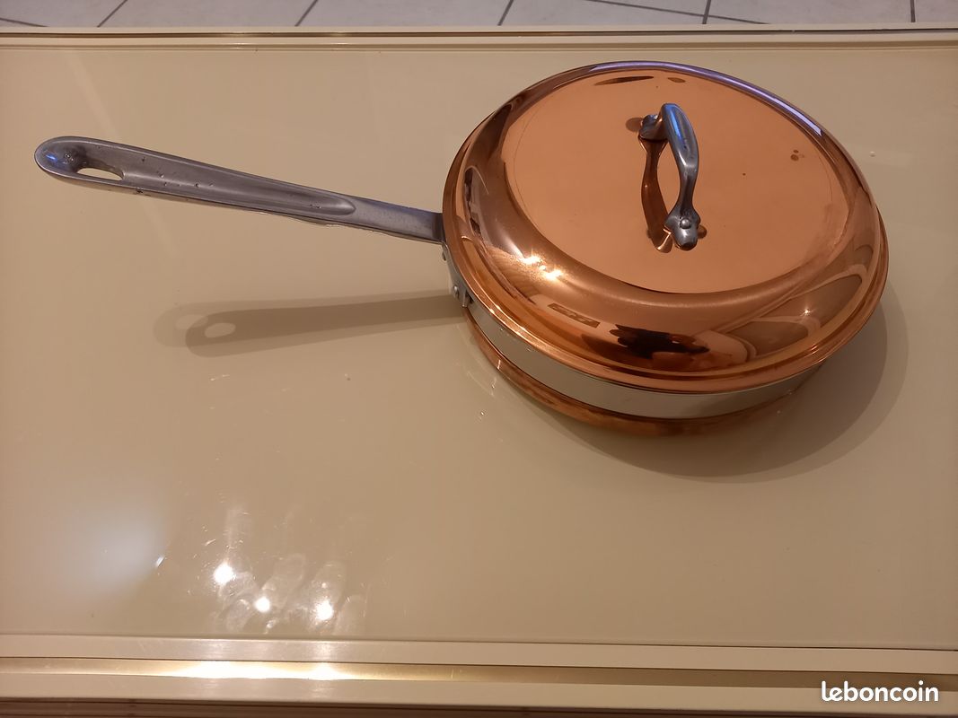 Sauteuse en cuivre traditionnelle (image 1)
