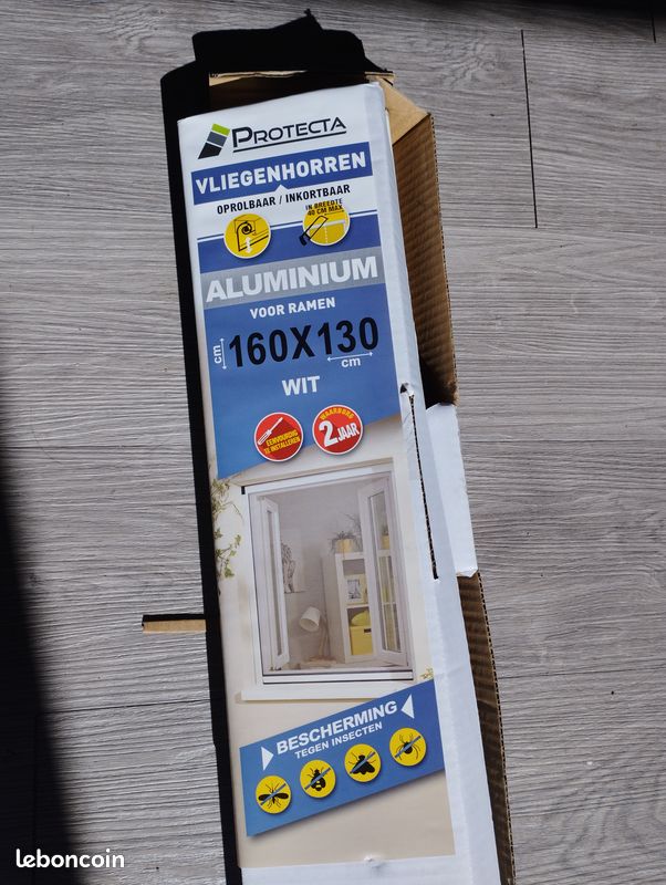 Moustiquaire enroulable aluminium 130*160 decoupable (image 5)