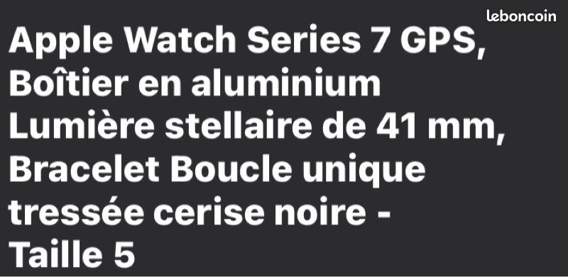 Apple Watch série 7 41mm (image 3)