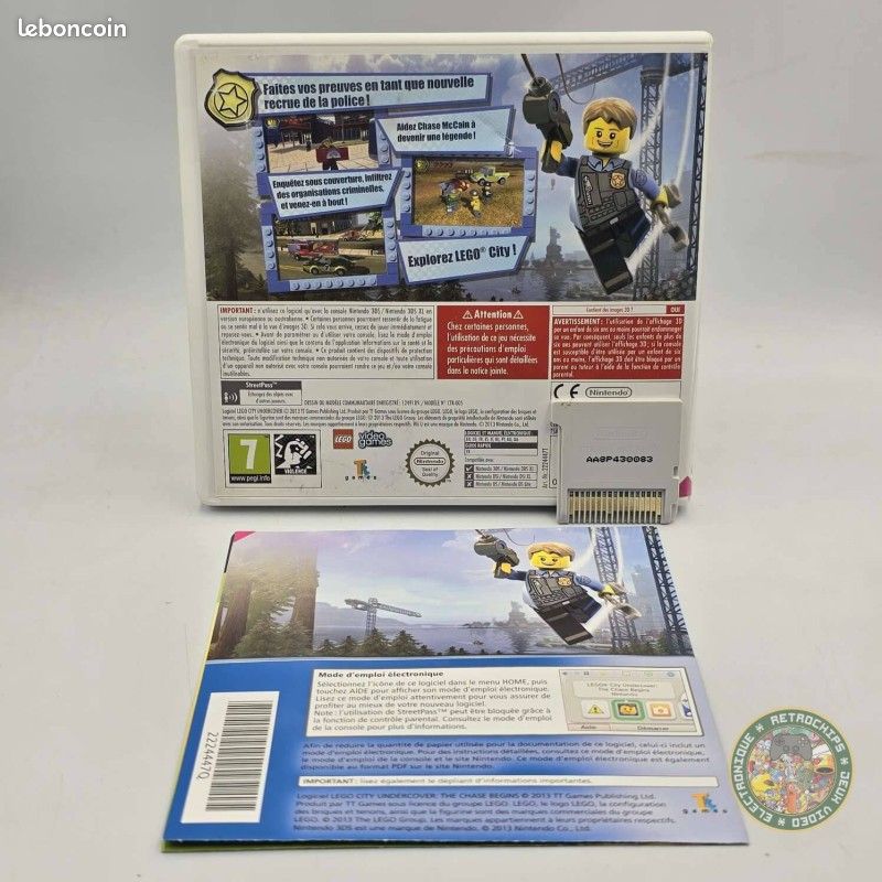 LEGO City Undercover : The Chase Begins 3DS – FR – BE – Testé – Envoi 24/48h (image 2)