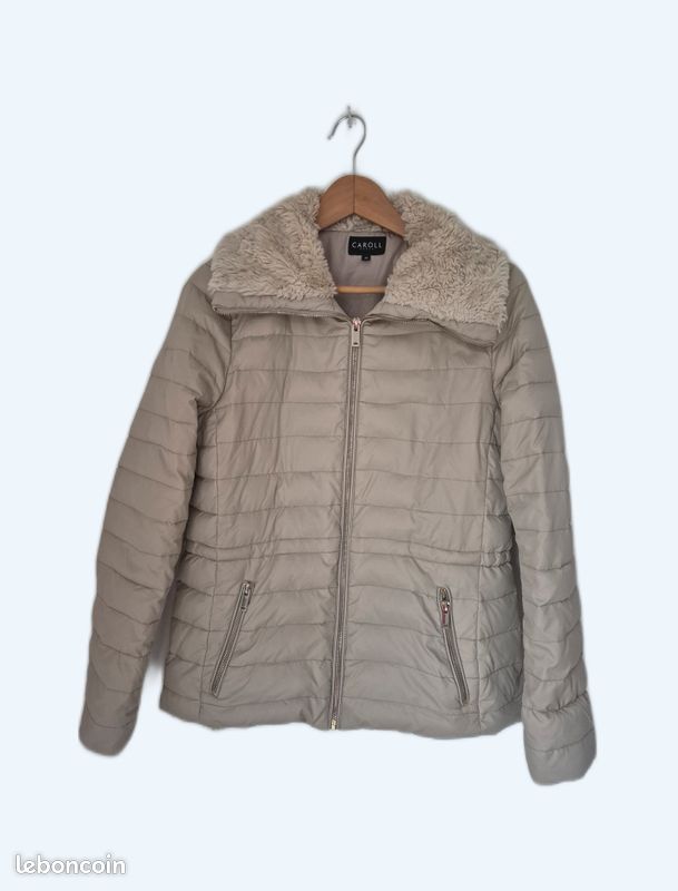 Doudoune caroll M beige Vêtements