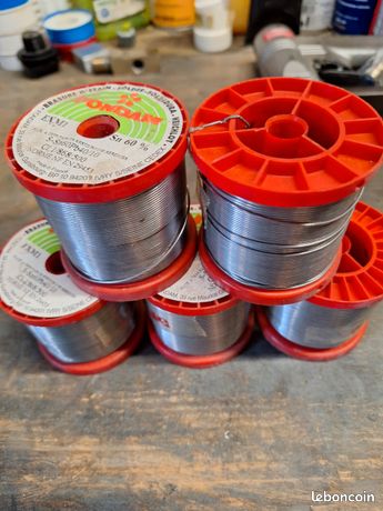 Fil à Souder Étain/Cuivre 3% GEB - Bobine 100g Sans Plomb Pour Plomberie Cuivre