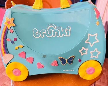 Valise porteur à roulette pour enfant Benny Le Chat Trunki