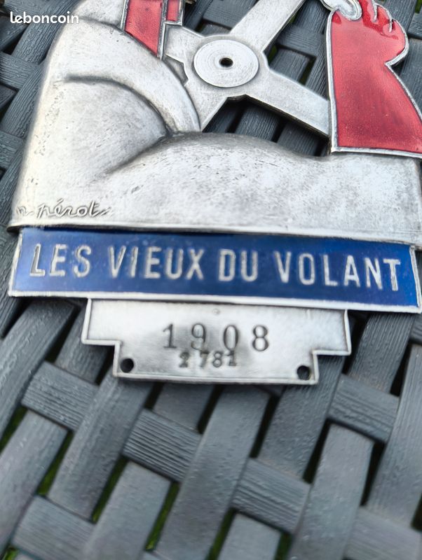 Head Badge Plaque de cadre Vintage Eroica L'AUTOMOTION PARIS