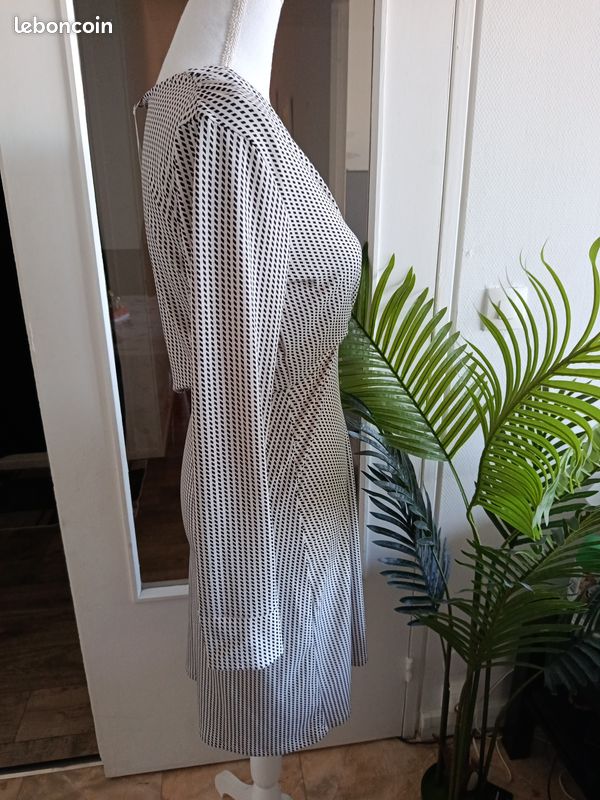 Robe Cynthia Rowley Kyoto Brodée - Taille XS, Longueur Genou, Noire, Neuve