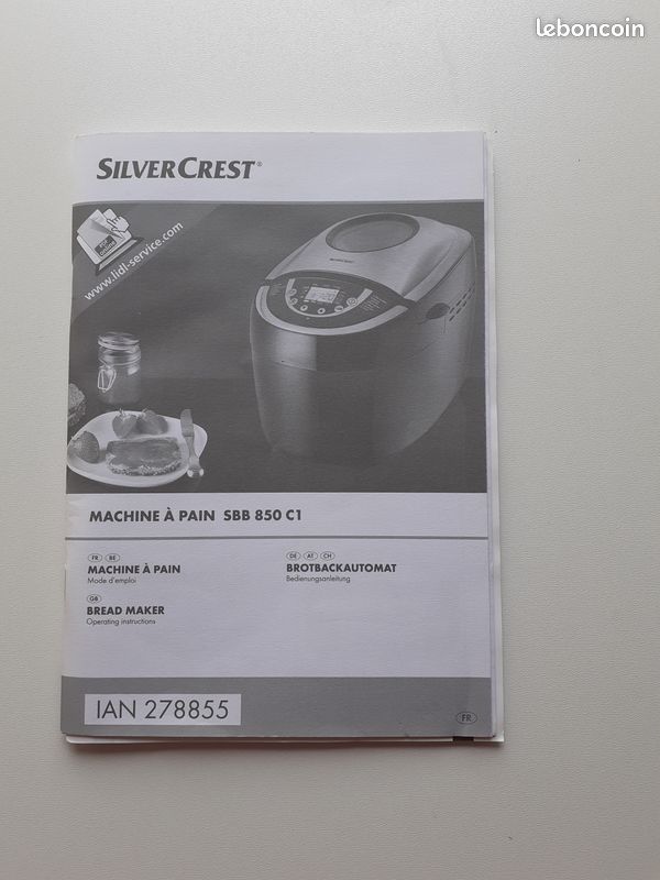 Pale Impastatrici Silver Crest Per Macchina Per Pane - Ricambio Originale - Foto 8