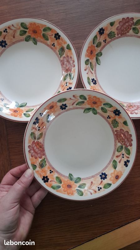 Assiettes creuses anglaises Biltons (image 1)
