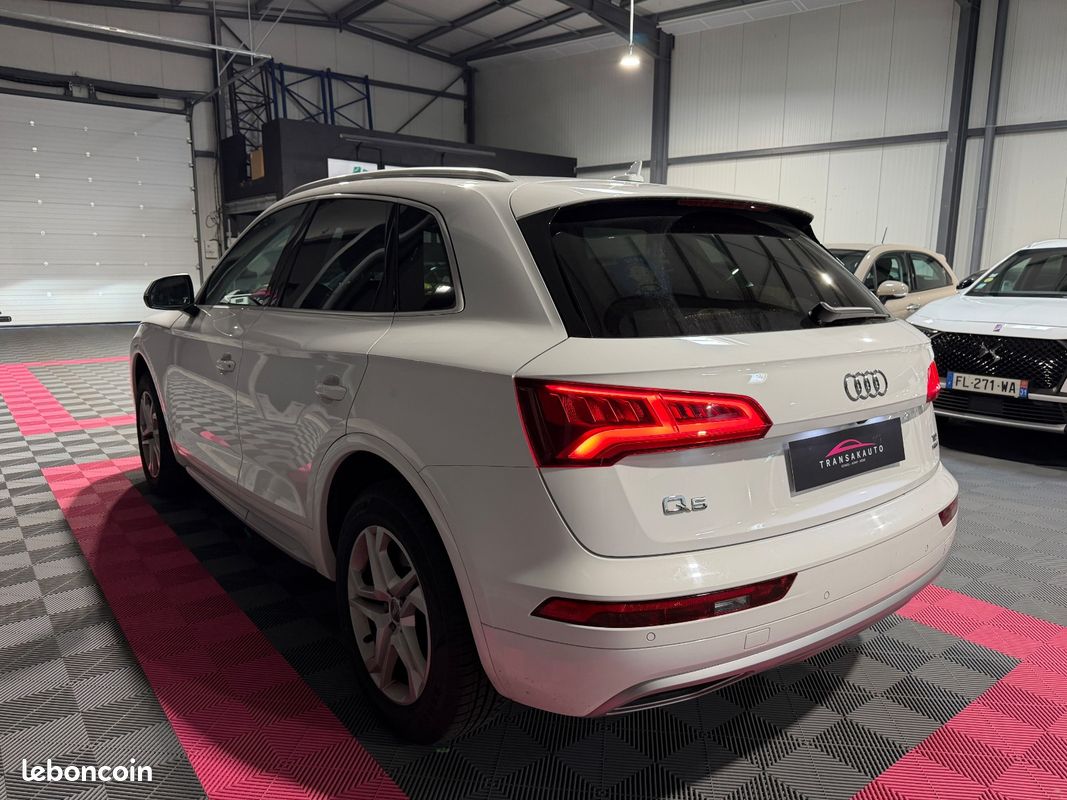 AUDI Q5 Q5 2.0 TDI 163 CV S tronic 7 Quattro Design + CAMÉRA + ATTELAGE + CLIM AUTO + KEYLESS + HAYON ÉLEC (image 5)