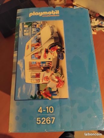 PLAYMOBIL VEHICULE VAN Navette Hotel 5267 Minibus Chauffeur Famille