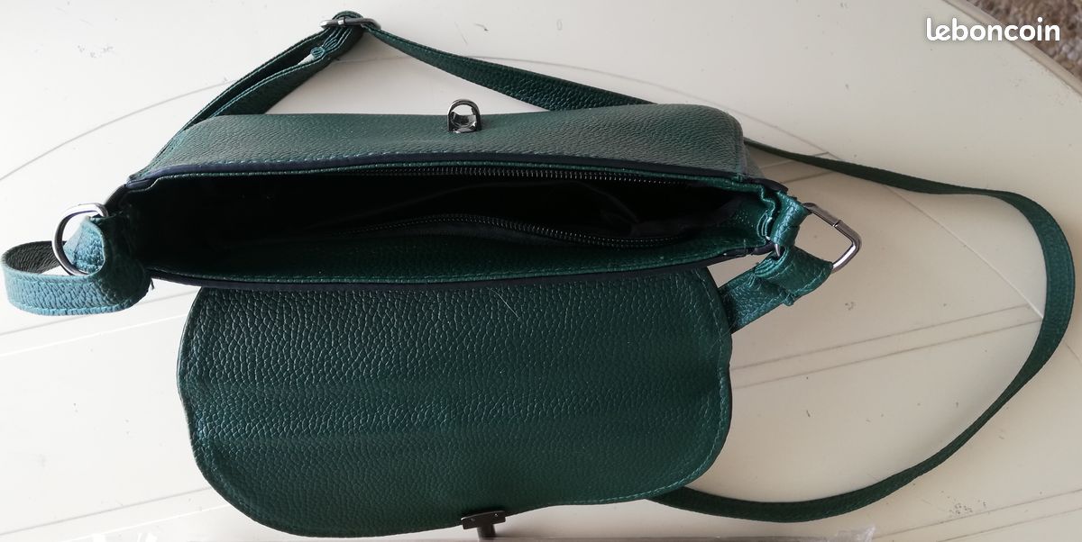Sac à bandoullière vert (image 3)