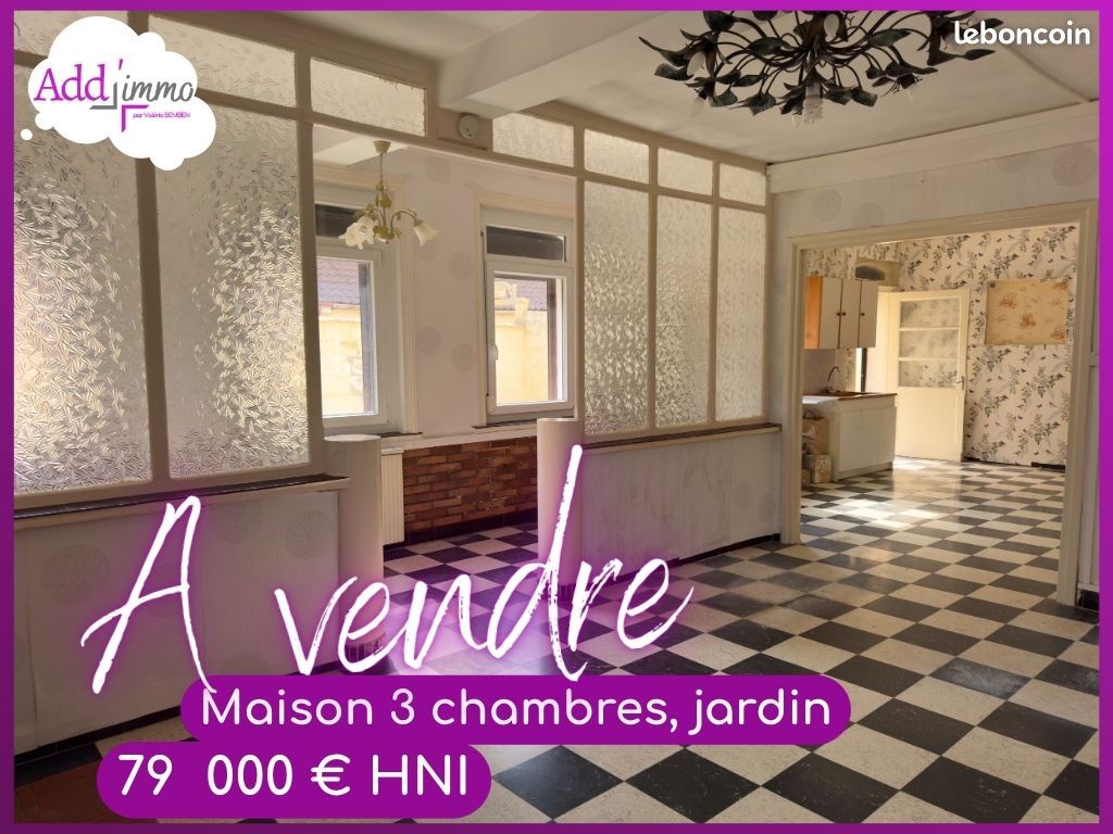 Maison 4 pièces 88 m² · à Lallaing · 88 m² · 79 000 €