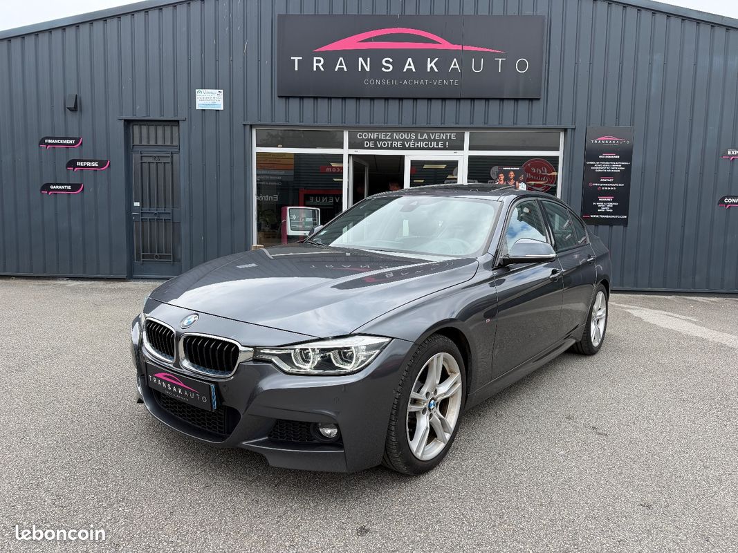 BMW SERIE 3 F30 LCI 318i 2.0L 136 ch M Sport A / TOIT OUVRANT / CUIR / TETE HAUTE (image 1)