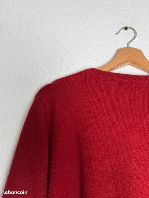 Pull / Rouge / S / Olly Gan / Homme (image 8)