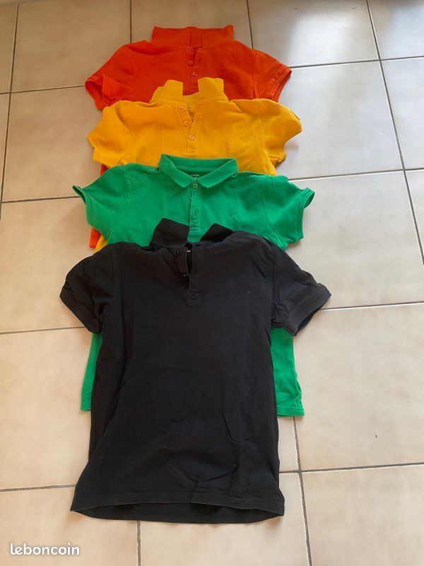 Lot de 4 polos 12 ans (image 1)